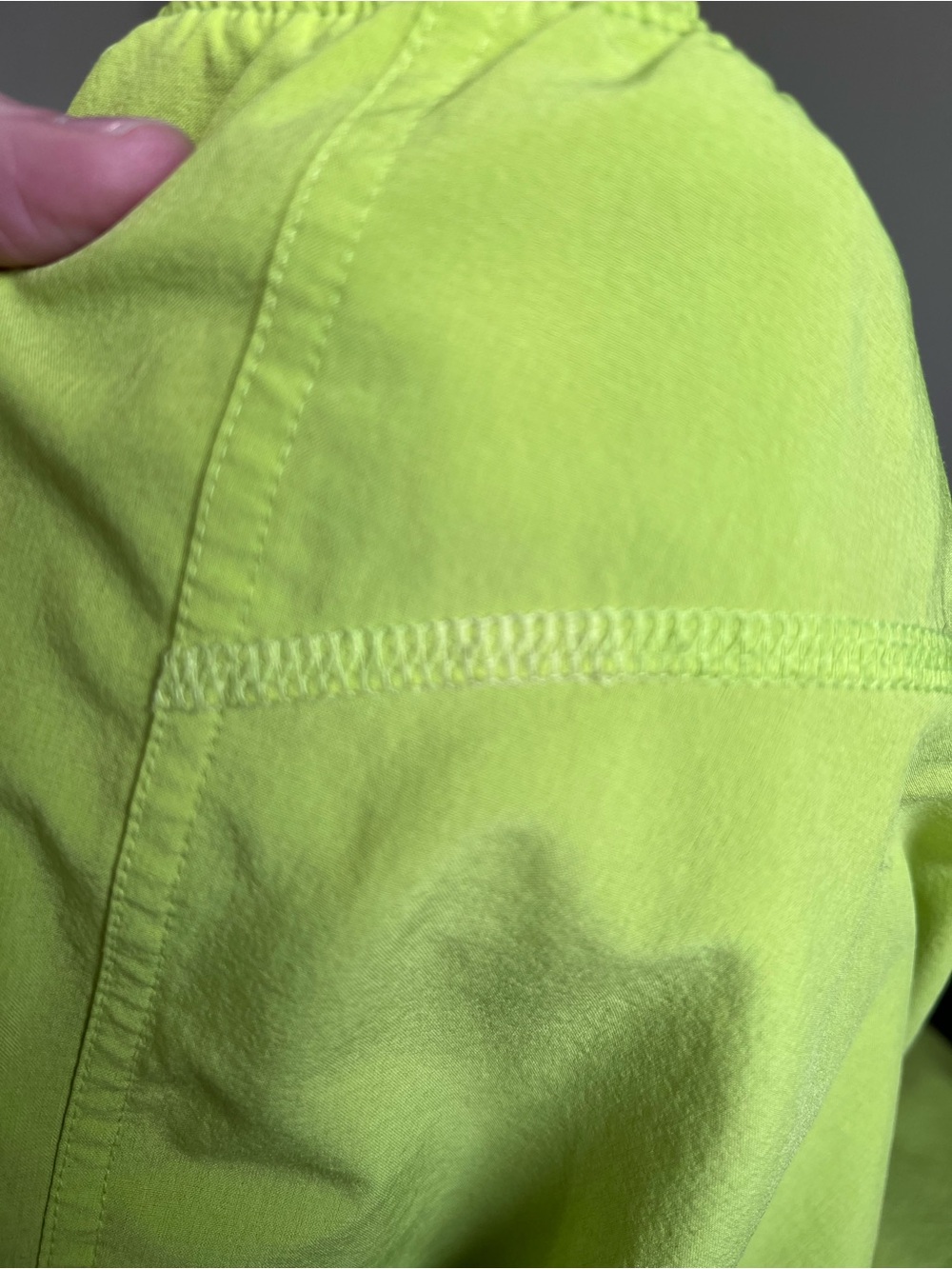 Men’s XL Lululemon athletica Pace Breaker Neon Yellow Athletic Running Shorts - Picture 10 of 10